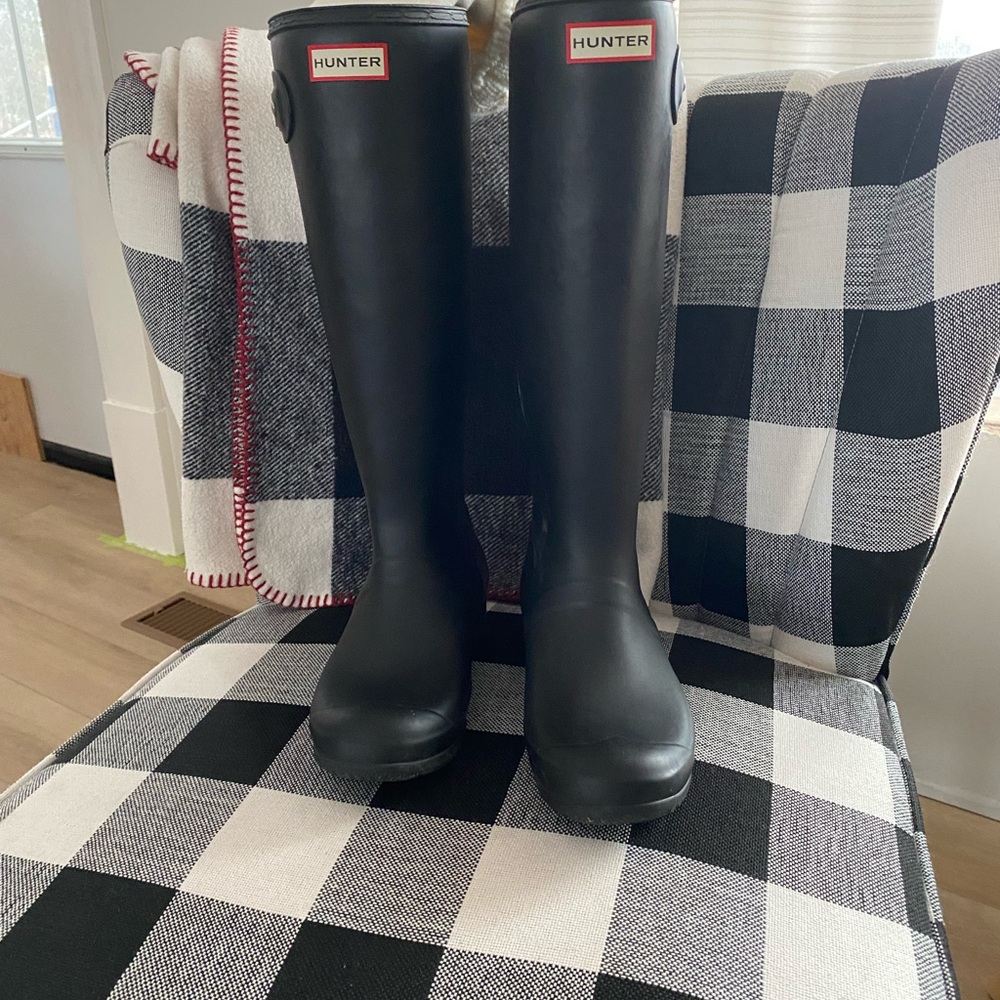 Hunter Black Rain Boots